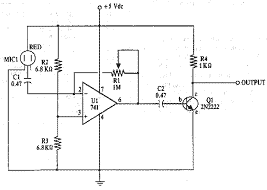 Electret Condenser Microphone (ECM) Diagram