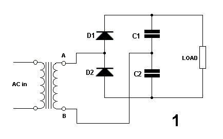 Voltage Doubler Circuit Diagram