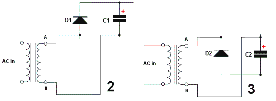 Diagrams of Voltage Doubler