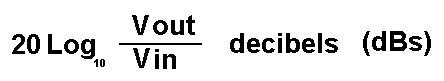 Bels Decibels and DB - Formula