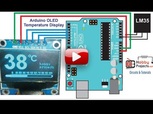 Arduino OLED Temperature Display