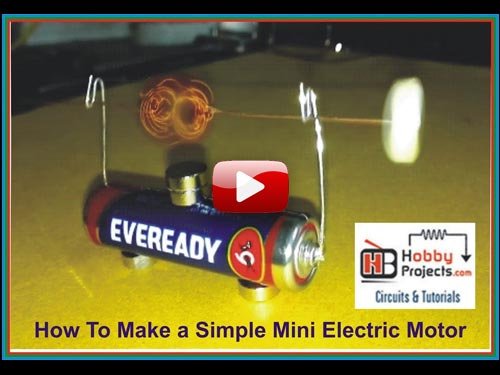 How To Make a Simple Mini Electric Motor