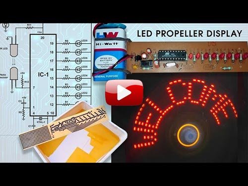 Make LED Propeller Display PCB - Video Tutorial