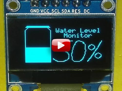 How to make Water Level Monitoring system using OLED display Demo