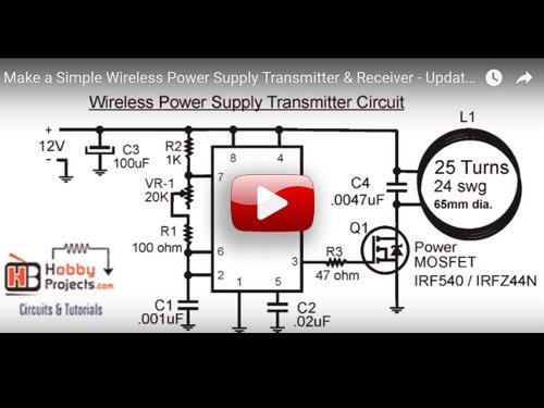 In this video you will How to  Make a Simple Wireless Power Supply Transmitter & Receiver