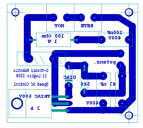 AC Speed Control PCB Layout