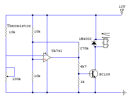 Frost Alarm Circuit / Schematic Diagram